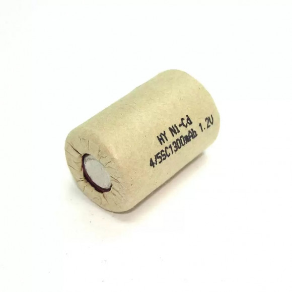 Аккумулятор, Ni-Cd 4/5SC, 1.2В, 1300мАч