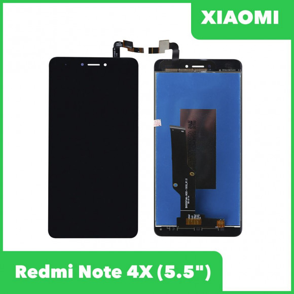 LCD дисплей для Xiaomi Redmi Note 4X в сборе с тачскрином (черный) Premium Quality