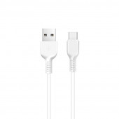 Кабель USB HOCO X20 Flash, USB - Type-С, 2А, 3м, белый Кабель USB HOCO X20 Flash, USB - Type-С, 2А, 3м, белый