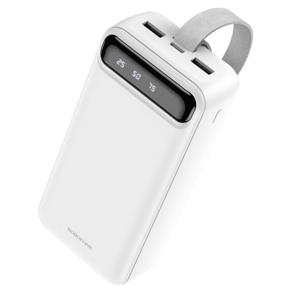 Портативное зарядное устройство (Power Bank) BOROFONE BJ14B Freeway (30000mAh) (белый)