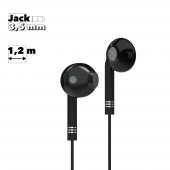 Гарнитура Earldom ET-E41 3.5 mm 5mW TPE вставная, черная