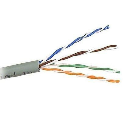 Кабель UTP, 4 пары, Кат. 5e, LSZH, серый, 305м в кат., LANMASTER LAN-5EUTP-LSZH-GY
