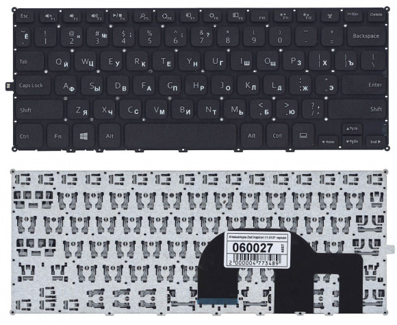 Клавиатура для ноутбука Dell Inspiron 11-3137, черная