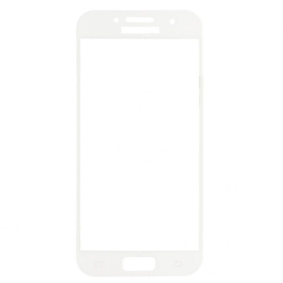 Защитное стекло Tempered Glass для Samsung Galaxy A3 2017 (A320F) (белая рамка)