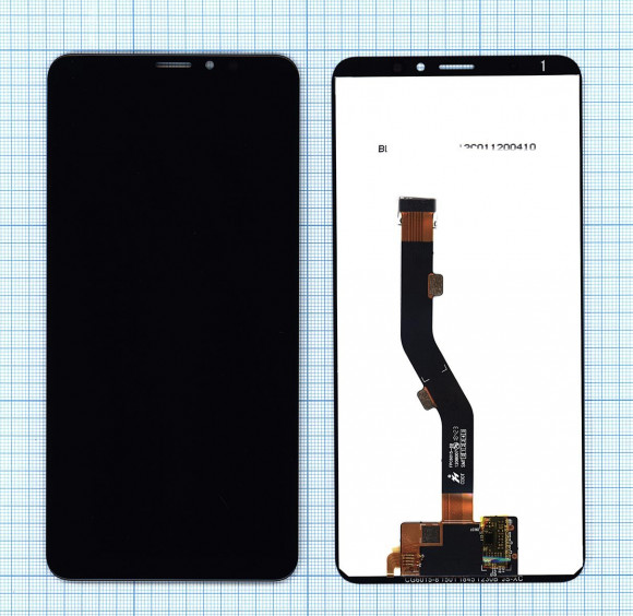 Модуль (матрица + тачскрин) для Meizu Note 8, черный