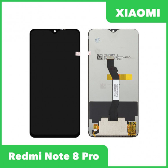 LCD дисплей для Xiaomi Redmi Note 8 Pro в сборе с тачскрином (черный) оригинал