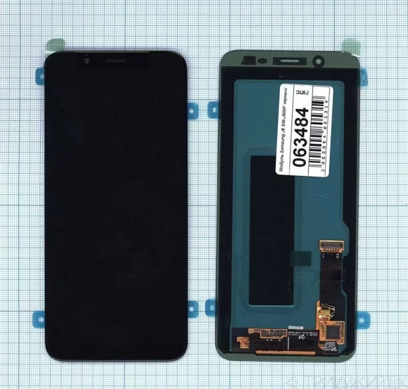 Дисплей для Samsung Galaxy J6 2018 (J600F) + тачскрин, черный (оригинал)