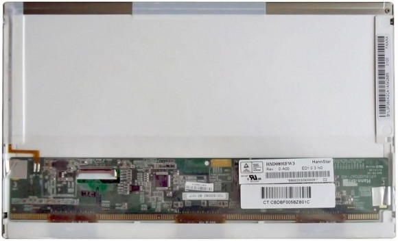 Матрица (экран) для ноутбука HSD089IFW3-A00, 8.9", 1024x600, 40 pin, LED, матовая