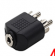Переходник с RCA (тюльпан) 2 канала на miniJack Переходник с RCA (тюльпан) 2 канала на miniJack