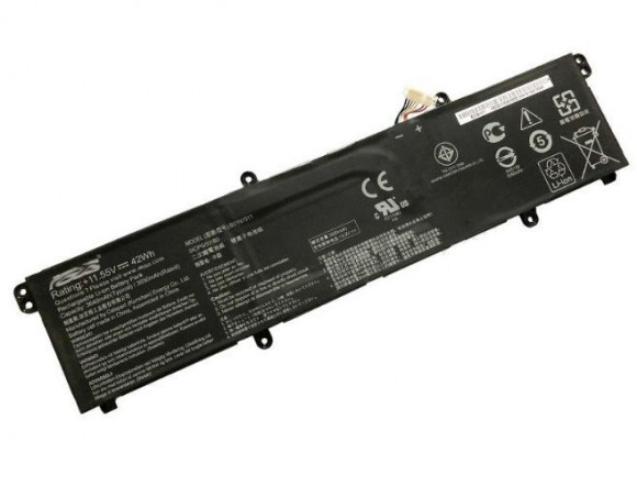 Аккумулятор (батарея) для ноутбука Asus VivoBook Flip 14, TM420IA, TP410UA, TP470EZ, F413, (B31N1911), 3630мАч, 11.55В
