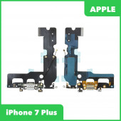 Системный разъем (разъем зарядки) для Apple iPhone 7 Plus c микрофоном, белый