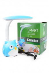 Светильник Camelion KD-855 C06 "Сова", 5Вт, 6500К, синий