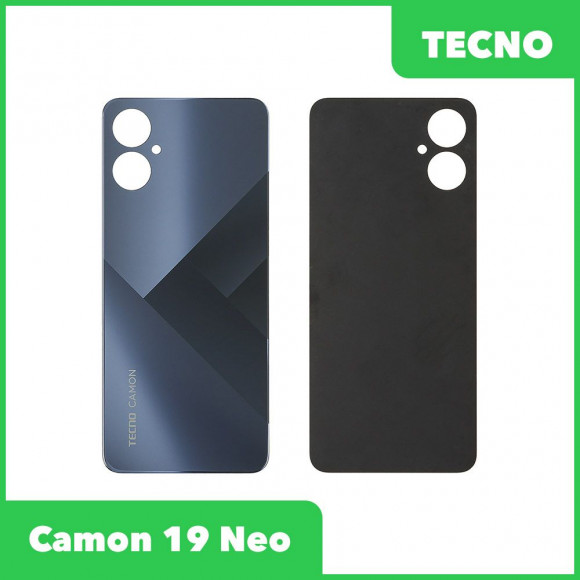 Задняя крышка для Tecno Camon 19 Neo (черный)