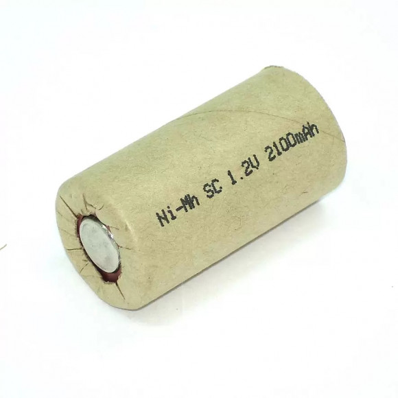Аккумулятор, Ni-Mh SC, 1.2В, 2100мАч