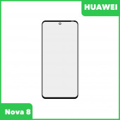 Стекло + OCA пленка для переклейки Huawei Nova 8, черный
