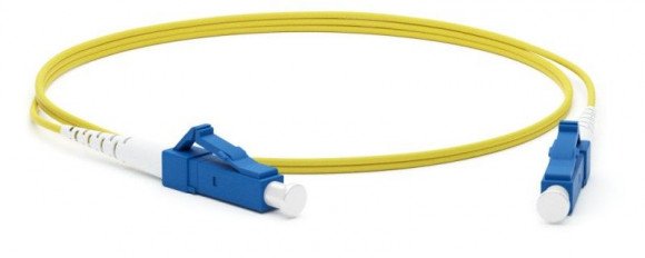 FC-S2-9-LC/UR-LC/UR-H-2M-LSZH-YL Патч-корд волоконно-оптический (шнур) SM 9/125 (OS2), LC/UPC-LC/UPC, 2.0 мм, simplex, LSZH, 2 м Hyperline
