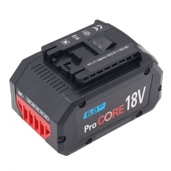 Аккумулятор для электроинструмента Bosch ProCORE 1600A016GK, 8000mAh, 18V, LED, OEM
