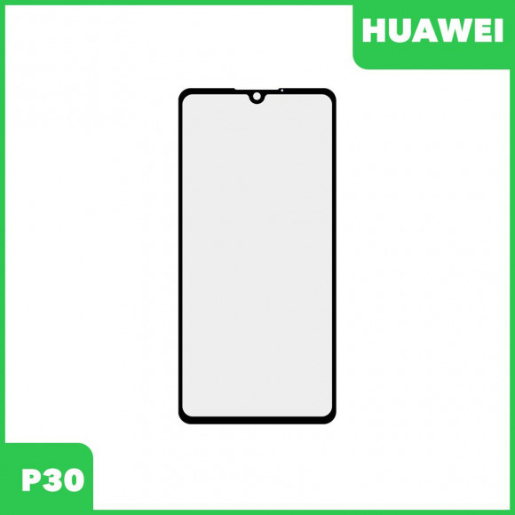 Стекло для переклейки дисплея Huawei P30 (ELE-L29), черный