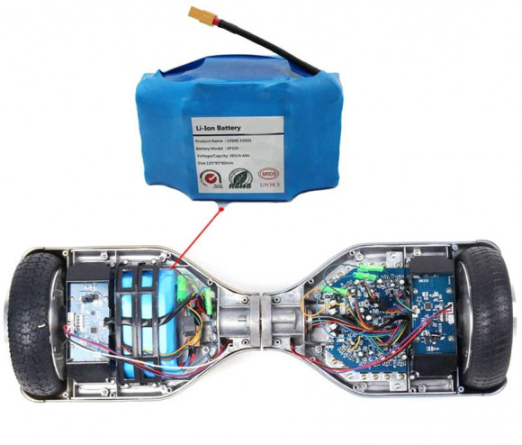 Аккумулятор 10S2P для гироскутера, 36В, 4400мАч, Li-ion