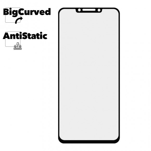 Защитное стекло для Huawei nova Y91 Super max Anti-static big curved glass