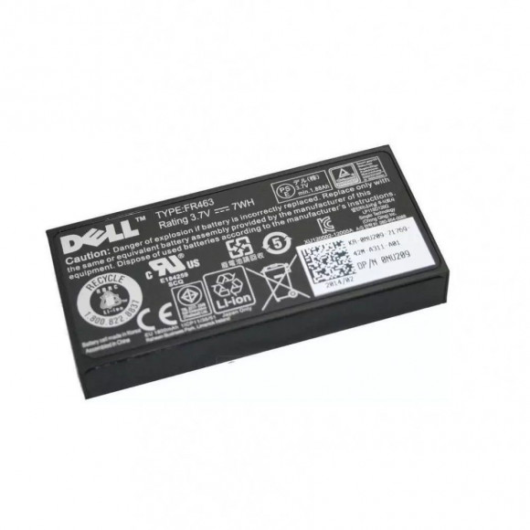 Аккумулятор (батарея) FR463 для сервера Dell Poweredge 1900, 2970, 6950, m600, r200, r310, r515, r905, Powervault nx300, nx3100, Precision T7500, 7Wh,