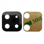 Стекло камеры Samsung A225F (A22) черное