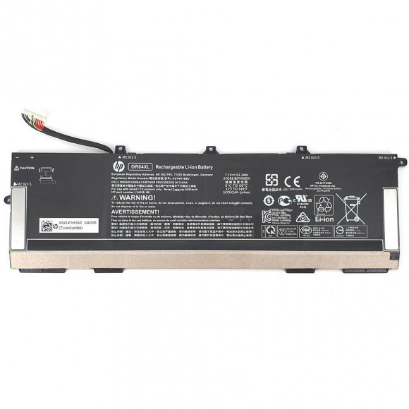 Аккумулятор (батарея) OR04XL для ноутбука HP EliteBook X360 830 G6, 7.7В, 6582мАч
