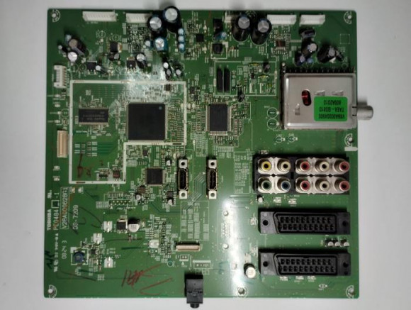Майн плата PE0484 V28A000628G1 от ТВ Toshiba 32AV500PR с разбора