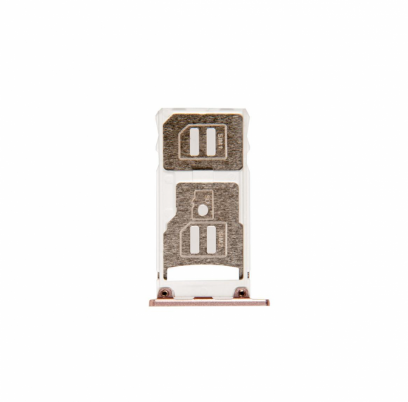 Держатель (лоток) SIM-карты для Asus ZenFone 4 Selfie (ZD553KL) (SIM TRAY ASSY), бледно-розовый