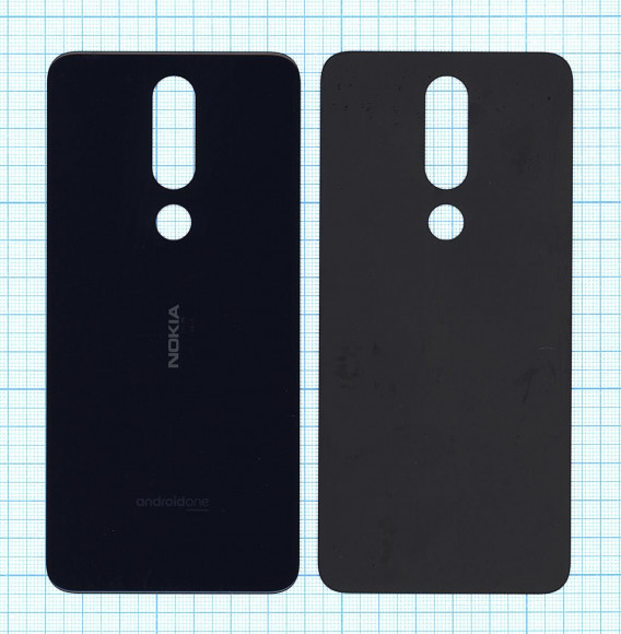 Задняя крышка корпуса для Nokia X5, голубая