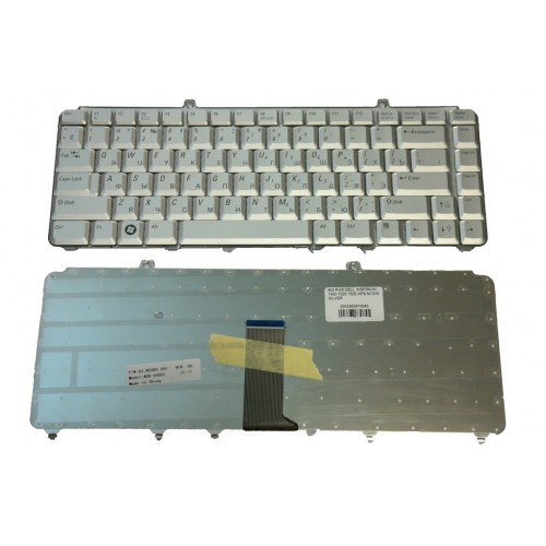 Клавиатура для ноутбука DELL INSPIRION 1420 1520 SILVER РУССКАЯ РАСКЛАДКА