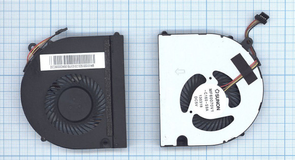 Вентилятор (кулер) для ноутбука Acer Aspire R7, R7-571, R7-571G, R7-572, R7-572G CPU, 4-pin