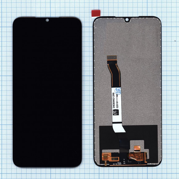 Модуль (матрица + тачскрин) для Xiaomi Redmi Note 8, черный
