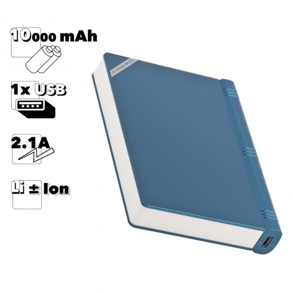 Внешний АКБ Power Bank WK Book Series 10000 mAh WP-031 (синий)