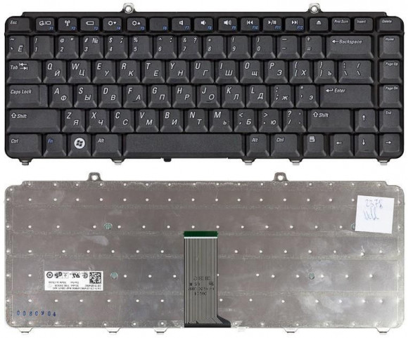 Клавиатура для ноутбука Dell Inspiron 1420, 1520, 1521, 1525, 1526, 1540, Vostro 1400, 1500, черная