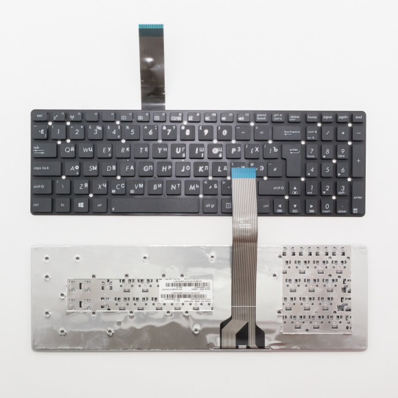 Клавиатура для ноутбука Asus K55, K55XI черная без рамки