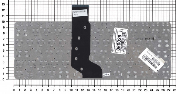 Клавиатура для ноутбука HP Stream X360 11-p, белая без рамки