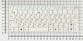 Клавиатура для ноутбука Asus Eee PC 900HA, 900SD T91, белая Клавиатура для ноутбука Asus Eee PC 900HA, 900SD T91, белая