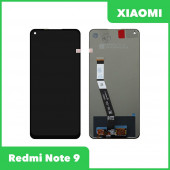 LCD дисплей для Xiaomi Redmi Note 9 в сборе с тачскрином (черный) Premium Quality