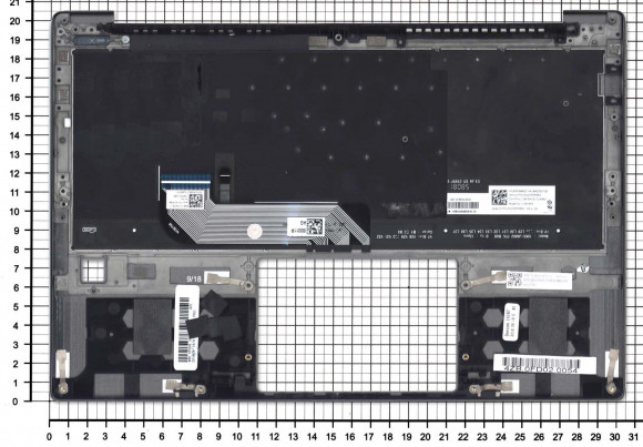 Клавиатура для ноутбука Lenovo Yoga 730-13IKB, черная с подсветкой