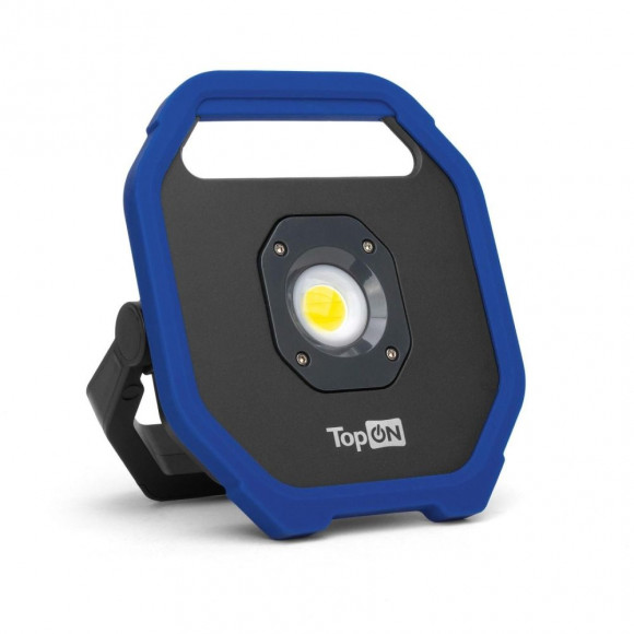 Аккумуляторный фонарь TopON TOP-MX1MGB LED 10 Вт 1100 лм 3.7 В 4.4 Ач 16.3 Втч магнитное крепление Синий