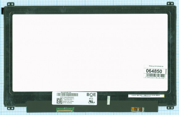 Матрица NV133FHM-T00 13.3", 1920x1080 (Full HD), 40 pin, LED, Slim (тонкая), глянцевая, встроенный тач, уши вверх/вниз
