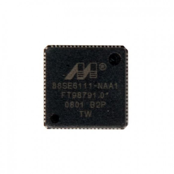 Сетевой контроллер 88SE6111-NAA1 QFN-76 с разбора