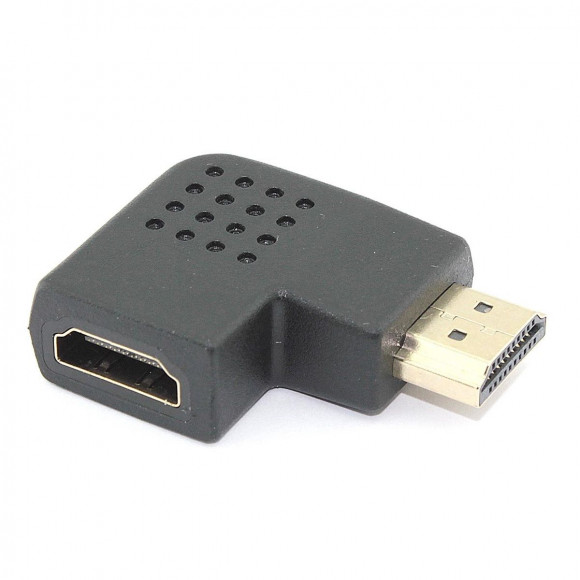 Удлинитель HDMI папа-мама угловой вправо