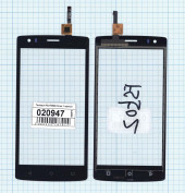 Сенсорное стекло (тачскрин) для Fly Cirrus 1 (FS502), черный Сенсорное стекло (тачскрин) для Fly Cirrus 1 (FS502), черный