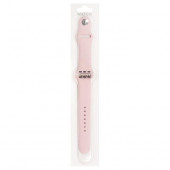 Силиконовый ремешок для Apple Watch 38/40мм (19), песочно-розовый, на кнопке