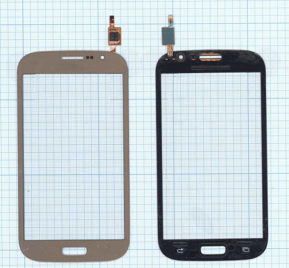Сенсорное стекло (тачскрин) для Samsung Galaxy Grand Neo Duos i9060, золотой