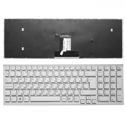 Клавиатура для ноутбука Sony Vaio VPC-EB Series White РУССКАЯ РАСКЛАДКА