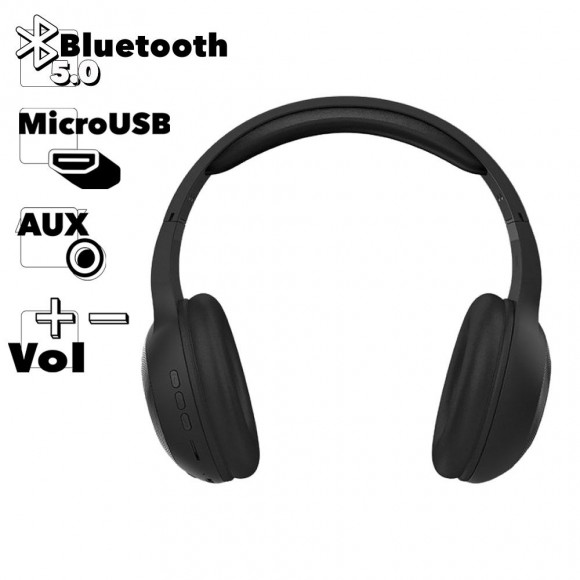 Bluetooth гарнитура Celebrat A23 накладная, черная