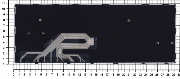 Клавиатура для ноутбука HP ProBook 430 G5, 440 G5, 445 G5, черная без подсветки Клавиатура для ноутбука HP ProBook 430 G5, 440 G5, 445 G5, черная без подсветки